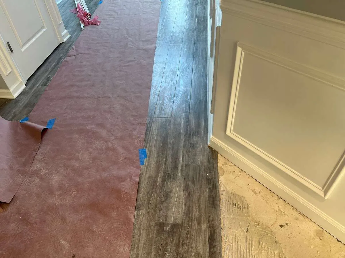 Completed marble shower restoration in Orangetown